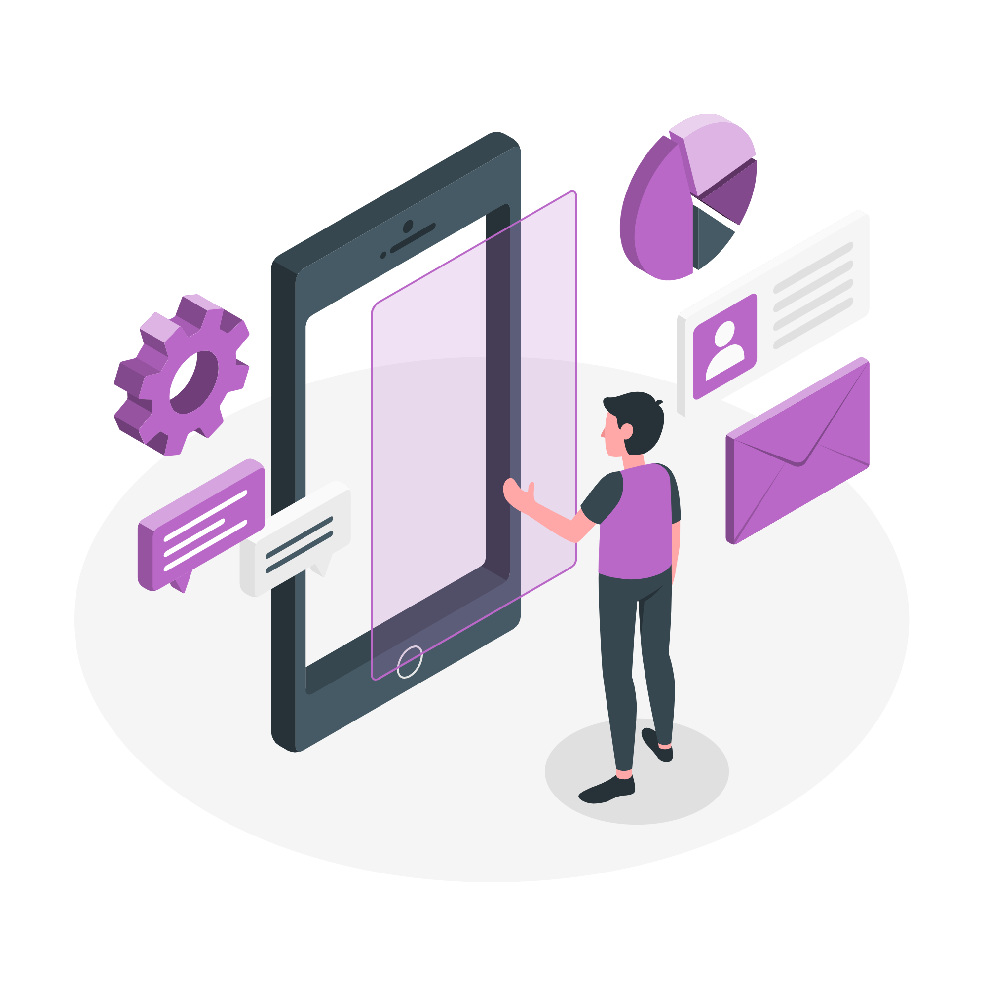 App development illustration
