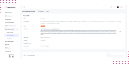 Live classes and messaging