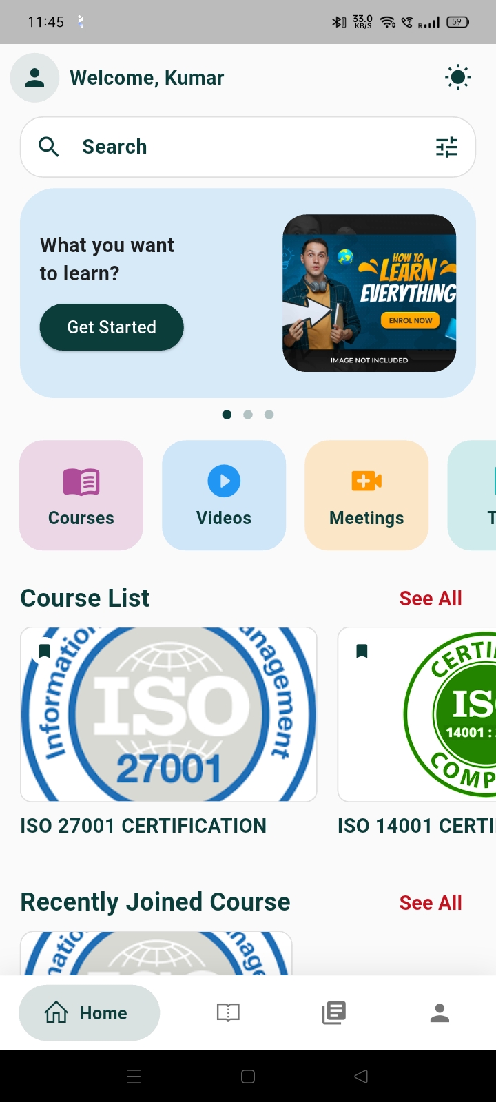 LMS App Screen 6